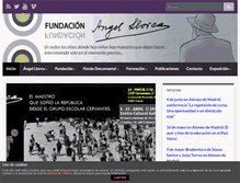 Tablet Screenshot of fundacionangelllorca.org
